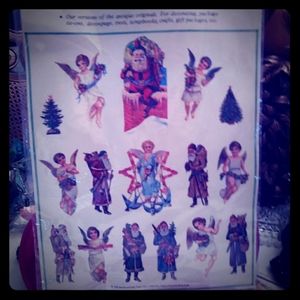 Collector's Old Fashioned. Embo Decoration Figures